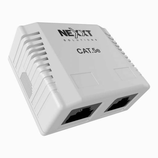 CAJA EXTERIOR DOBLE  RJ45 NEXXT CAT. 5